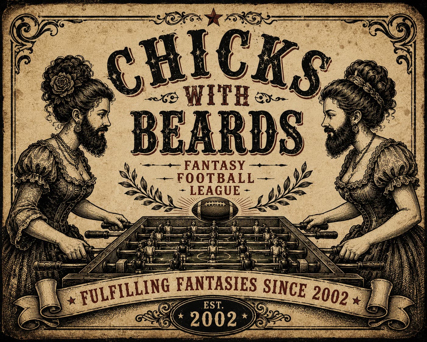 Chicks With Beards logo